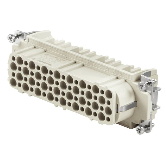 1601740000 - 64-Pole Female Insert Crimp Connector, 250V, UL Certified