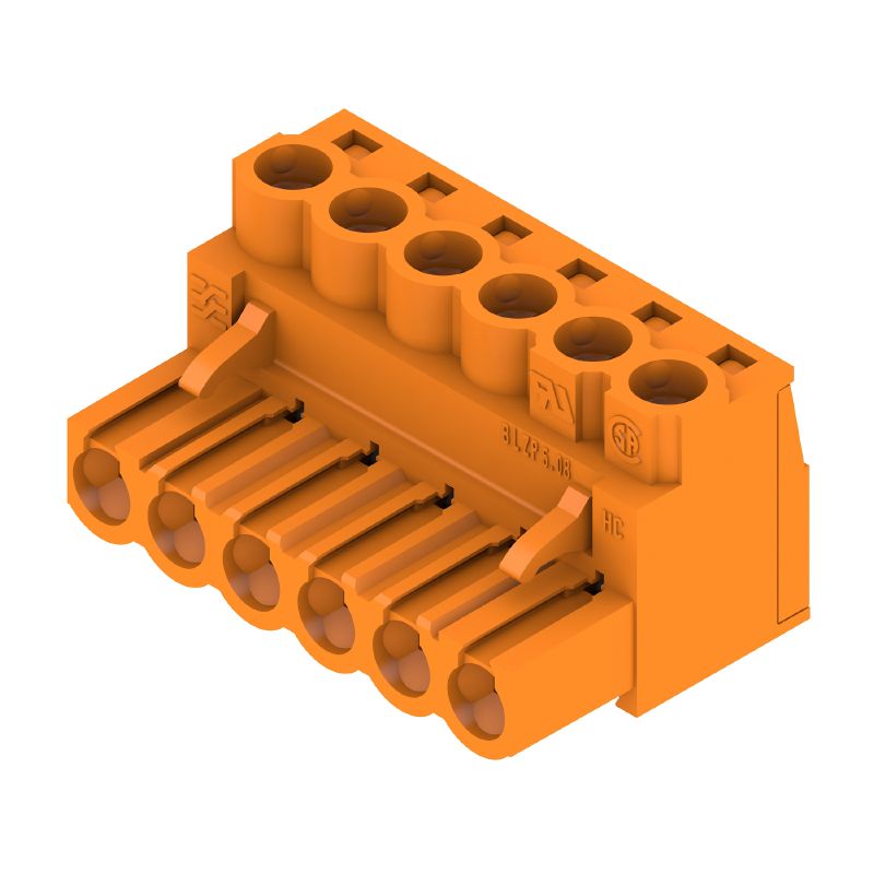 1943620000 - 5.08mm PCB Connector, 6 Poles, 180° Angle  (Pack of 60)