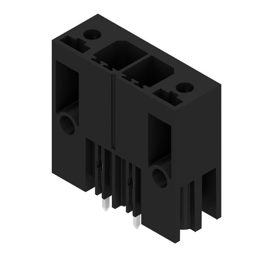 1930710000 - Black 7.62mm 2-Pole PCB Male Header Connector with Clip  (Pack of 60)