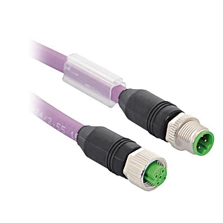 ZAV52R201 - 2m M12 B-Coded Connection Cable with IP67 Protection
