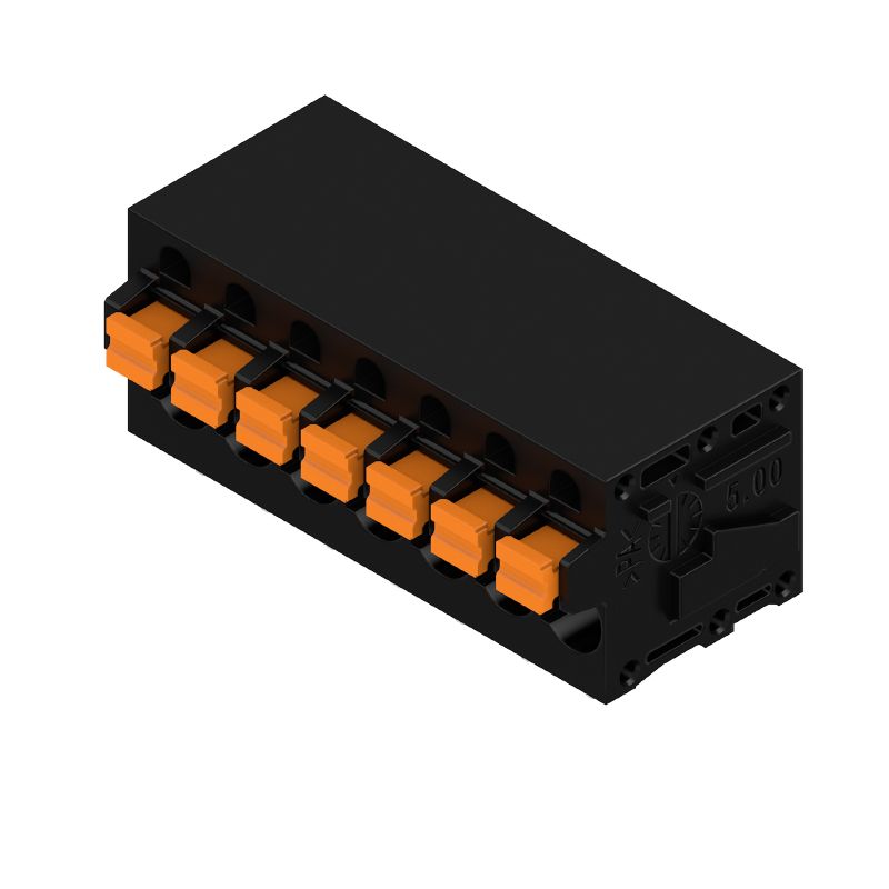 1424820000 - 5.00mm Black 7-Pole Circuit Board Terminals, 3.5mm Pins  (Pack of 40)