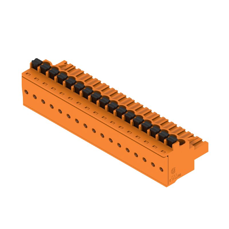 1980320000 - 5mm Female PCB Connector, 17 Poles, 90° Push-In  (Pack of 18)