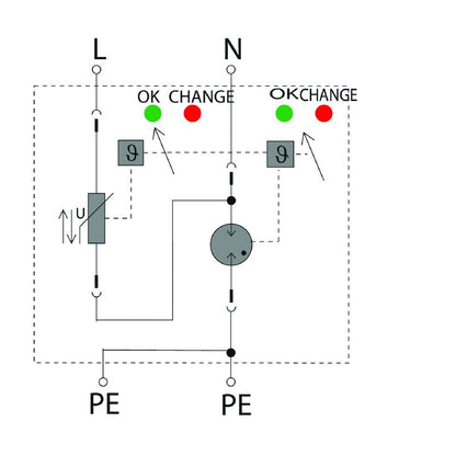 2637030000 - VPU AC II Surge Protector for 350V, -40°C to 85°C
