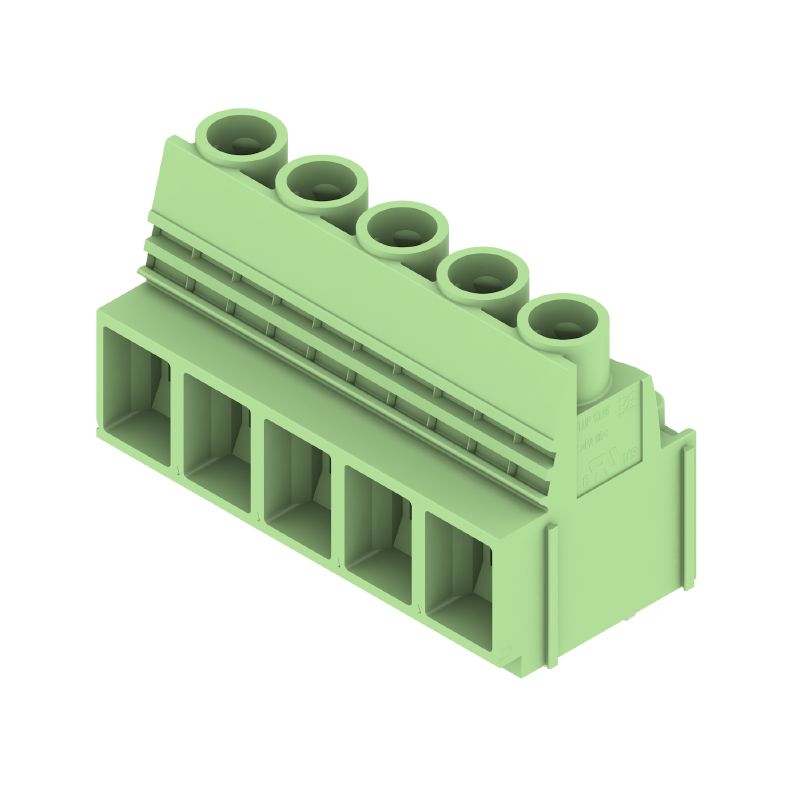 2014260000 - 5-Pole PCB Terminal with 10.16mm Spacing, 90-Degree Angle  (Pack of 20)