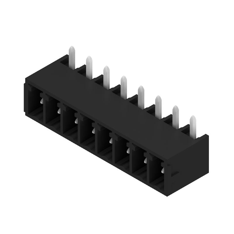 1036550000 - 8-Pole 3.81mm Plug-In Male Header with 270° Elbow  (Pack of 50)