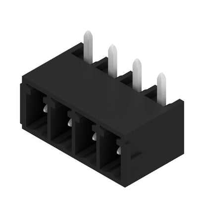 1037890000 - 3.81mm 4-Pole THT PCB Connector with 270° Elbow  (Pack of 50)