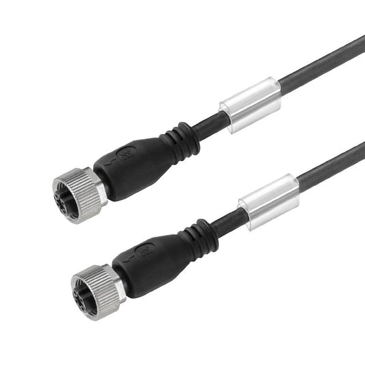 1011620800 - 8m Shielded M12 Connector Cable for Sensor/Actuator Applications