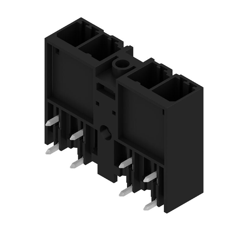 1048580000 - 7.62mm Male Header PCB Connector with 4 Poles 90° Angle  (Pack of 48)