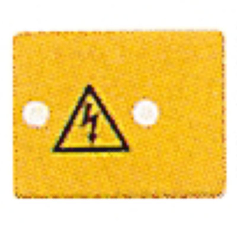 0303400000 - Yellow PVC Terminal Cover, 24.2mm Height, ROHS Compliant  (Pack of 50)