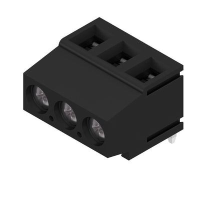 1716050000 - 3-Pole 5.08mm PCB Terminal, Black with 3.5mm Solder Pins  (Pack of 500)