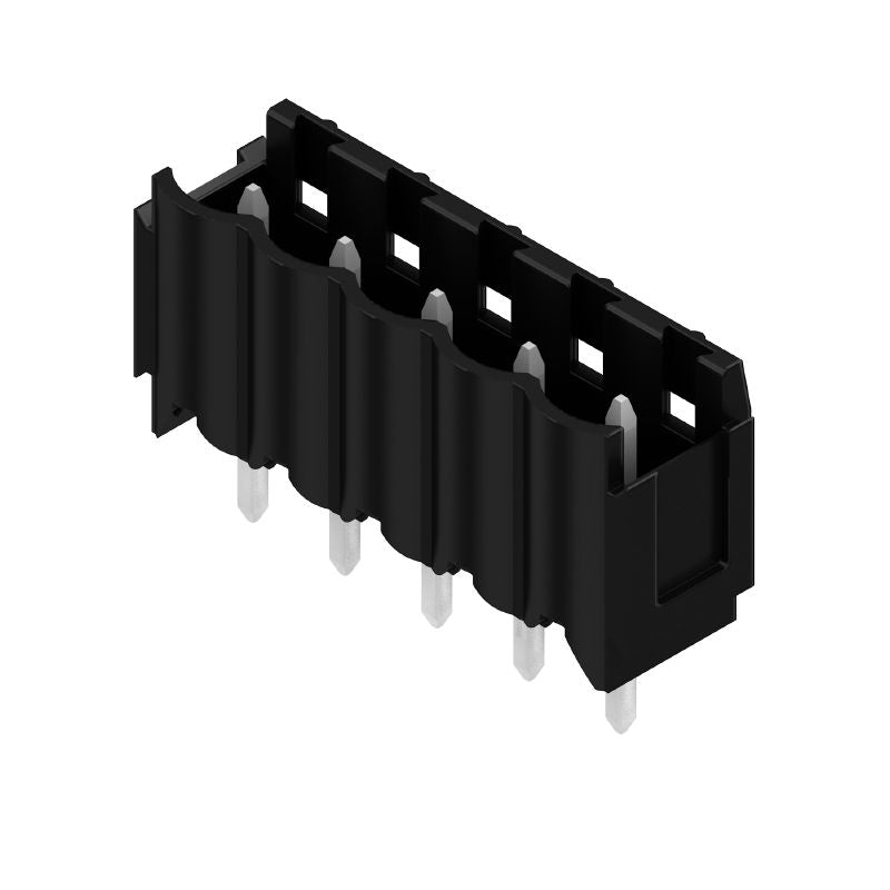 1626640000 - 5-Pole 180° PCB Male Header Connector with 4.5mm Pins  (Pack of 50)