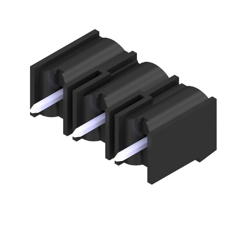 1122570000 - 7.62mm 3-Pole PCB Connector with Solder Pins, Black Finish  (Pack of 100)