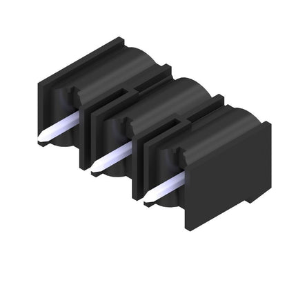 1122570000 - 7.62mm 3-Pole PCB Connector with Solder Pins, Black Finish  (Pack of 100)