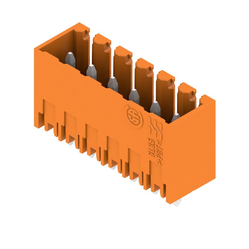 1604510000 - 3.50mm 6-Pole PCB Connector with 180° Elbow  (Pack of 50)