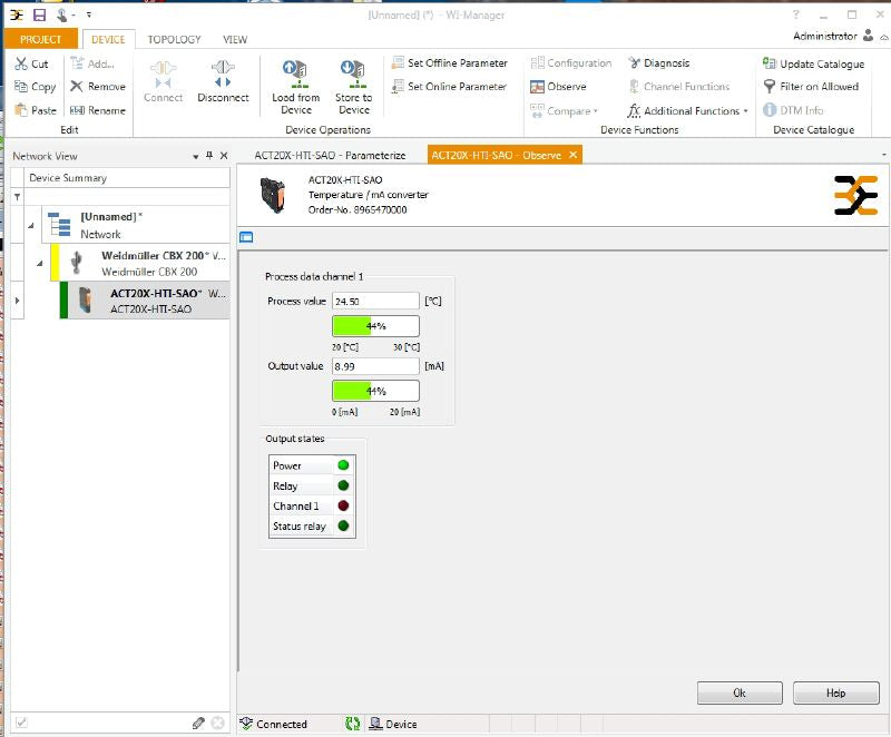 2456180000 - Dual-Channel Analog Isolating Converter with Diagnostics