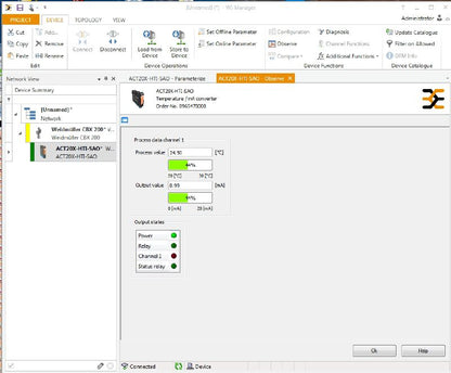 2456180000 - Dual-Channel Analog Isolating Converter with Diagnostics