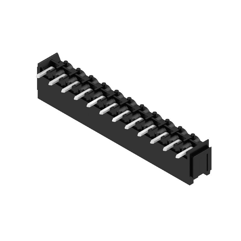 1155690000 - 12-Pole 90° Black PCB Connector with 3.2mm Pin Length  (Pack of 50)