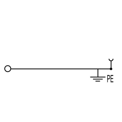 1815080000 - Green/Yellow PE Terminal 2.5mm² with Tension-Clamp Connection  (Pack of 50)