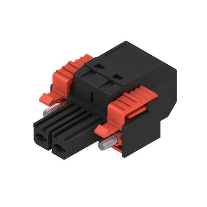 1060500000 - 7.62mm PCB Female Connector, 180° 2-Pole Push-In Type  (Pack of 50)