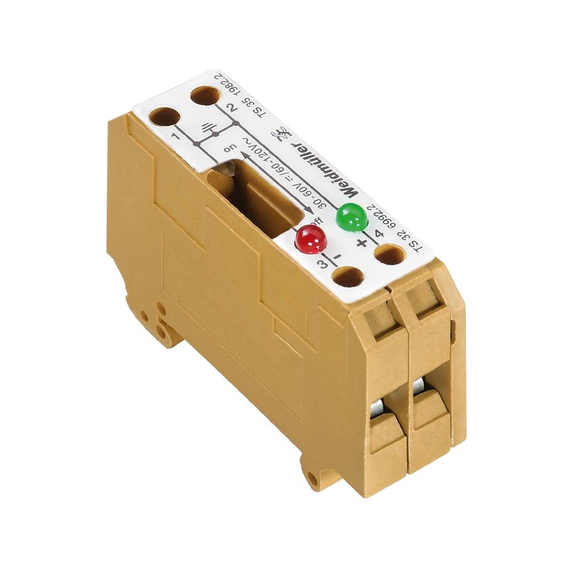 0198220000 - 27A Yellow Test-Disconnect Terminal for 6 mm² Wiring  (Pack of 5)