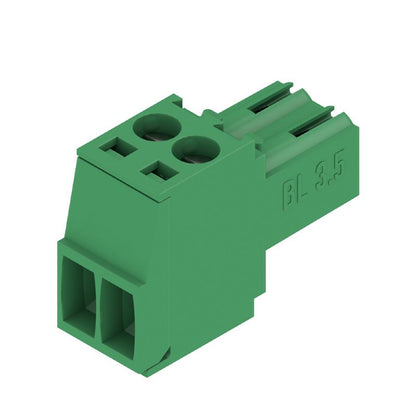 1606520000 - 3.50mm Female Plug Connector, 180° Angle, Two Poles  (Pack of 264)