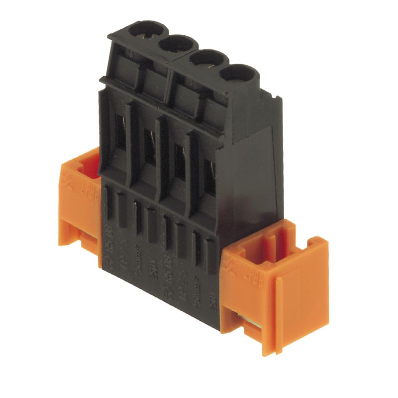1747530000 - Orange Single Pole Circuit Board Terminals with Mounting Block  (Pack of 100)