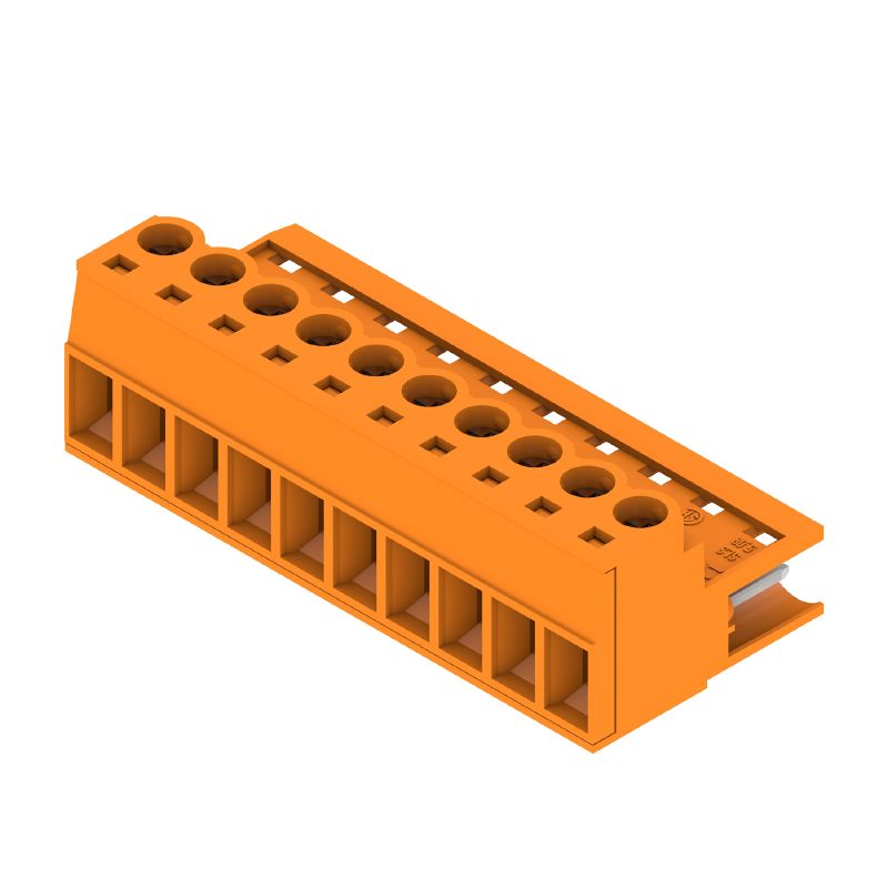 1627170000 - 10-Pole 5.08mm PCB Plug Connector, 180° Angle  (Pack of 36)