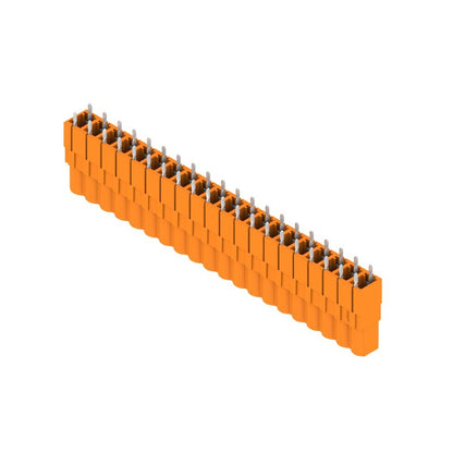 1648970000 - 20-Pole 5.08mm PCB Connector with 180° Elbow, Orange  (Pack of 18)