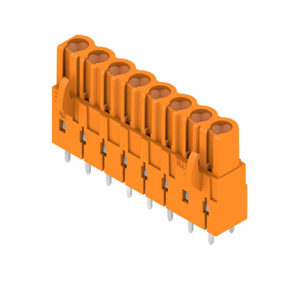 1646310000 - 5.08mm 8-Pole PCB Connector, 4.5mm Pins, THT, Black Box  (Pack of 42)