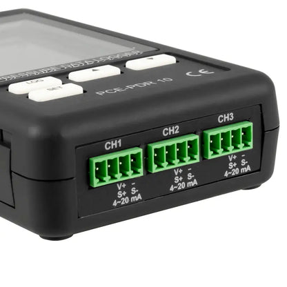 PCE-PDR 10 - Wall-Mounted Pressure Data Logger with 3 Sensor Inputs