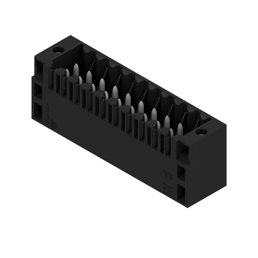 1729660000 - 20-Pole 3.5mm THT Connector with Flange, Black Box  (Pack of 42)