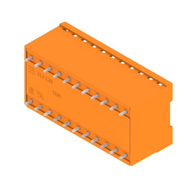 1602480000 - 5.08mm 22-Pole Orange PCB Connector, THT Solder  (Pack of 10)