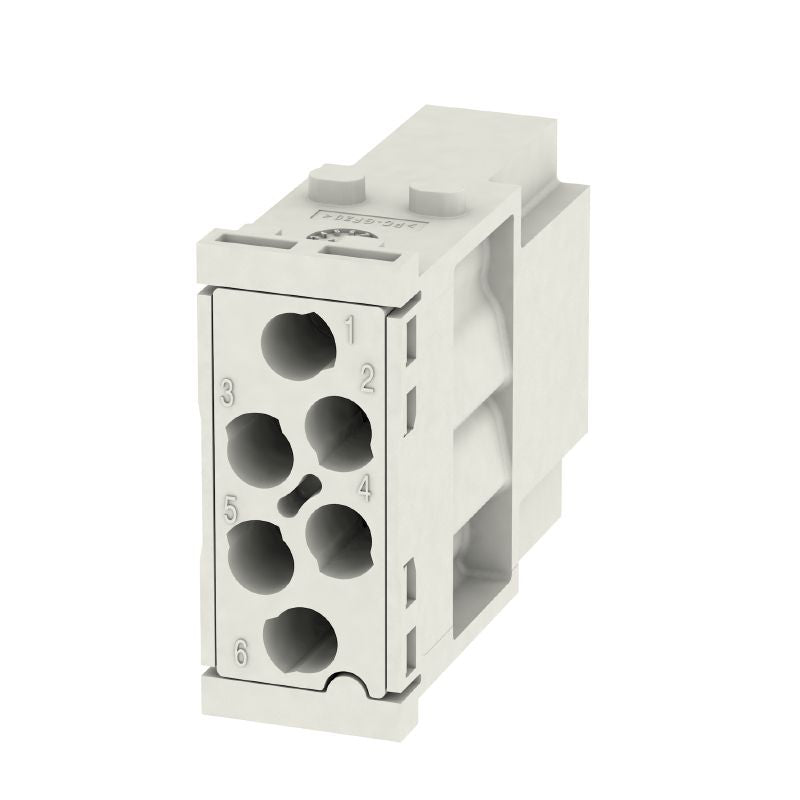 1429360000 - 6-Pole Signal Module, 500V, 16A with Crimp Connection