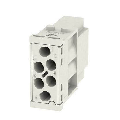 1429360000 - 6-Pole Signal Module, 500V, 16A with Crimp Connection