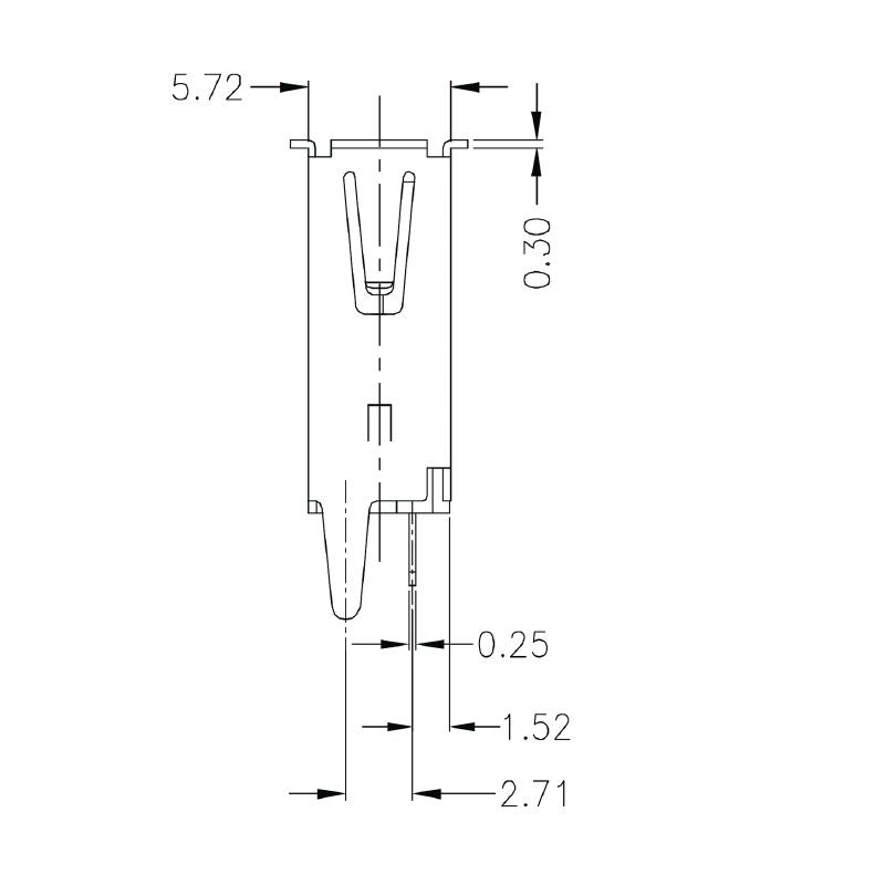 2563730000 - OMNIMATE USB 2.0 Connector, 180° Angle, 480 Mbps, 4 Poles  (Pack of 100)