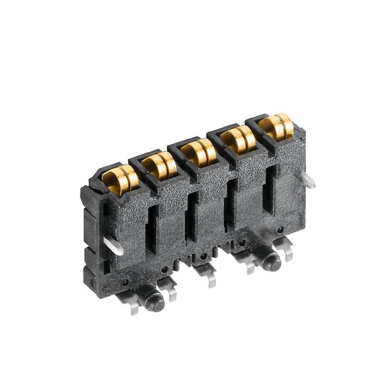1155900000 - Black 5-Pole PCB Connector with Solder Flange, 1.5mm Pins  (Pack of 300)