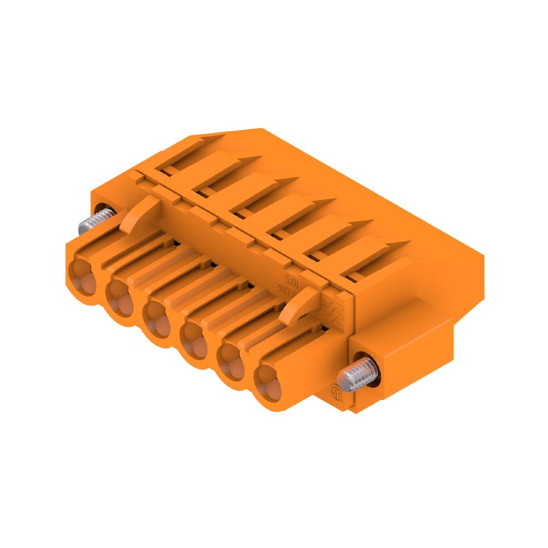 1950350000 - 6-Pole 5.08mm PCB Female Connector with 270° Orientation  (Pack of 42)
