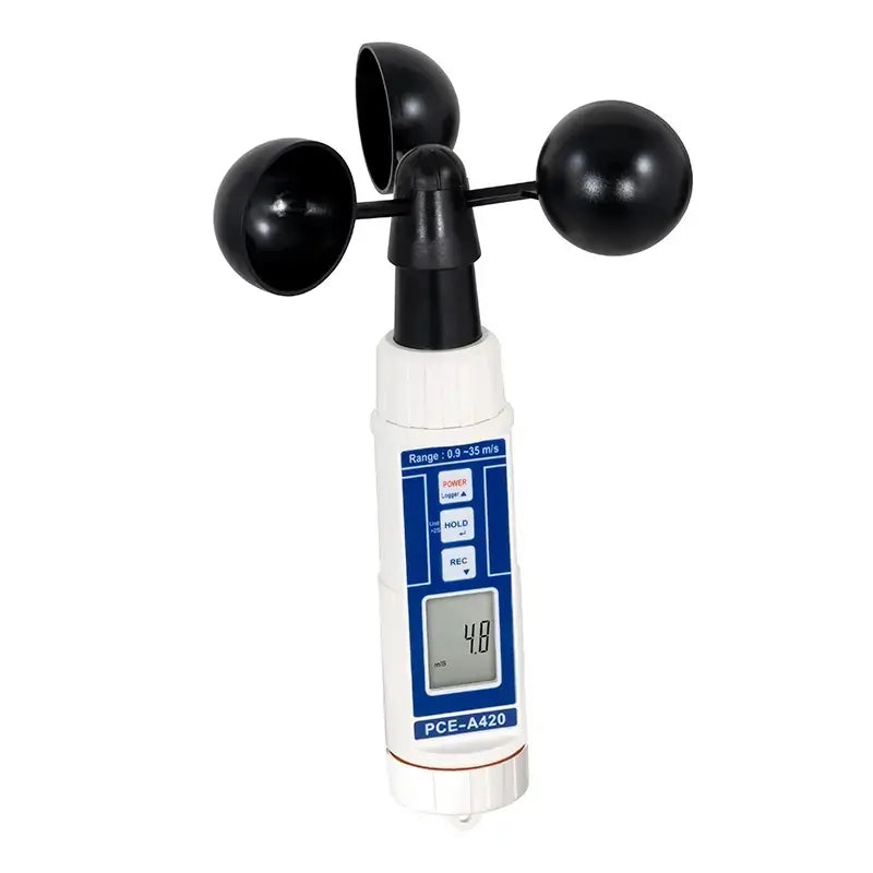 PCE-A420 - Handheld Cup Vane Air Flow Meter with Variable Units