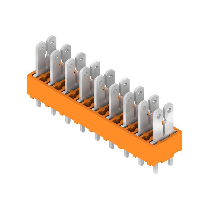 9500480000 - 5.00mm Pitch Orange PCB Terminal, 9 Poles at 180° (Pack o ...