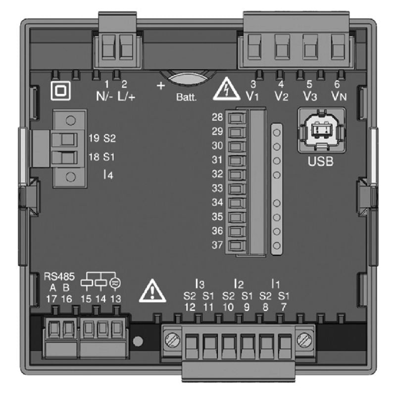2540920000 - 96mm ENERGY METER with LCD & 10,000 Records Capacity