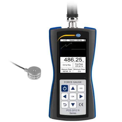 PCE-DFG NF 0.5K - Compact Force Gage with USB, 3m Sensor Cable