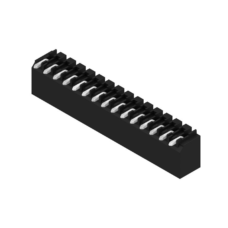 1761672001 - 3.50mm PCB Header Connector, 15 Poles, Black  (Pack of 50)