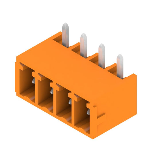 1037520000 - 4-Pole 3.81mm PCB Connector with 270° Elbow  (Pack of 50)