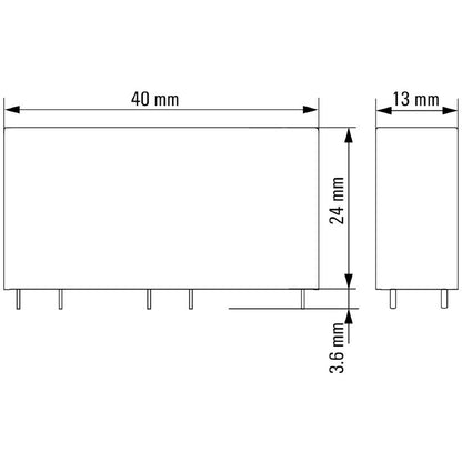 2759040000 - SAFESERIES 24V DC Relay with 2 NO & 2 NC Contacts  (Pack of 5)