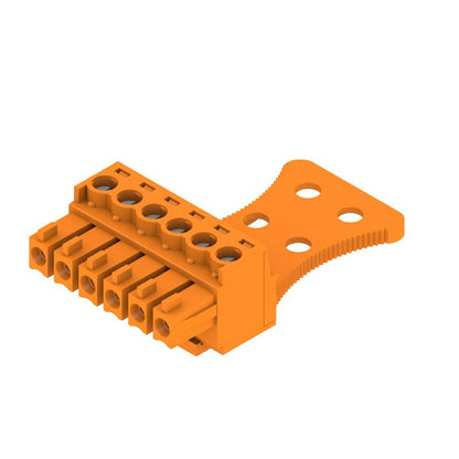 1236280000 - 3.81mm 6-Pole PCB Connector with Clamping Yoke  (Pack of 50)
