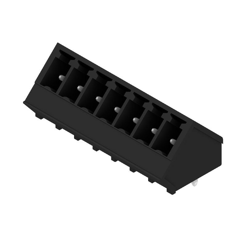 1977250000 - 3.81mm Male Header Connector, 7 Poles, Tinned Black Pins  (Pack of 50)
