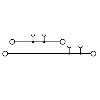 1041180000 - Compact Dual-Level Blue Terminal for 2.5 mm² Wire Connections  (Pack of 100)
