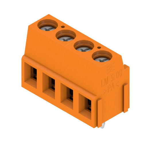 9994130000 - 5.08mm Terminal Set, 4 Poles, 90° Design, Orange  (Pack of 50)