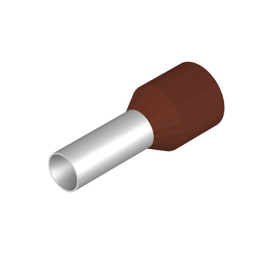 9021150000 - 10 mm² Brown Wire-end Ferrule, 22mm Length  (Pack of 100)