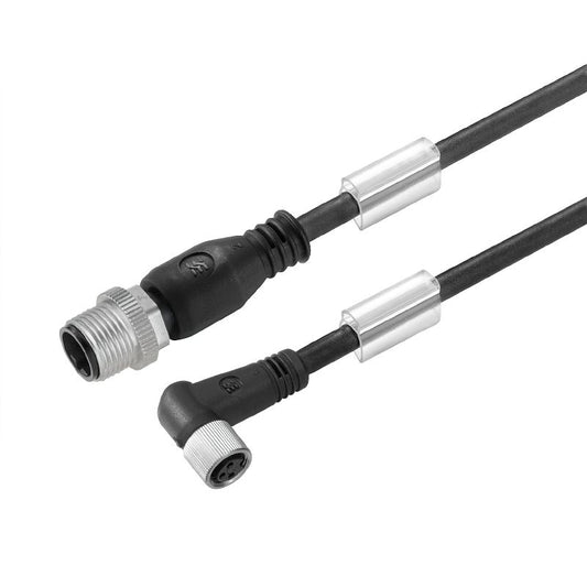 9457980300 - 3m M12/M8 Connector Line for Sensor/Actuator Applications